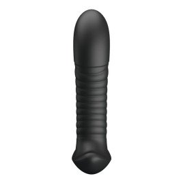 Anal Masager with Rolling Beads Black